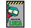 Stickers rect. gdes. Zombies 10u Pers